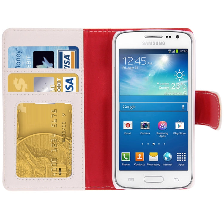 Litchi Texture Leather Case with Credit Card Slots & Holder for Galaxy Express 2 / G3815