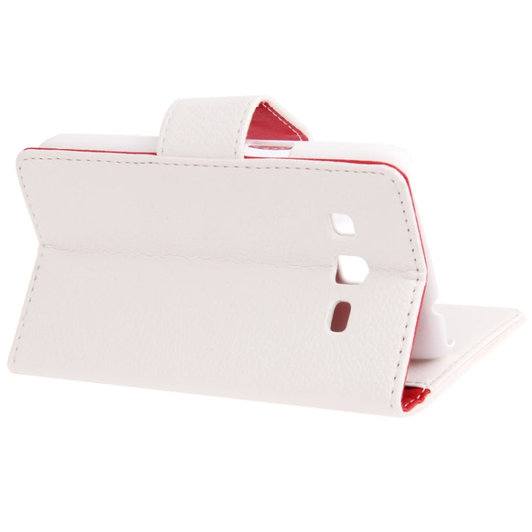Litchi Texture Leather Case with Credit Card Slots & Holder for Galaxy Express 2 / G3815