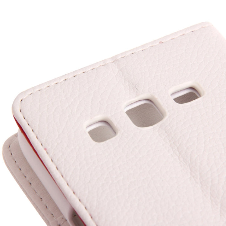 Litchi Texture Leather Case with Credit Card Slots & Holder for Galaxy Express 2 / G3815