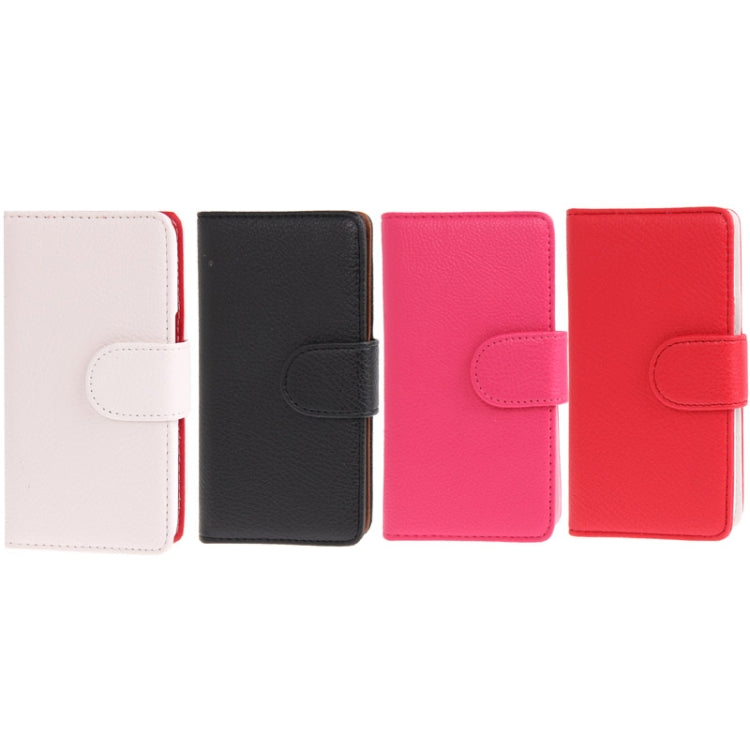 Litchi Texture Leather Case with Credit Card Slots & Holder for Galaxy Express 2 / G3815