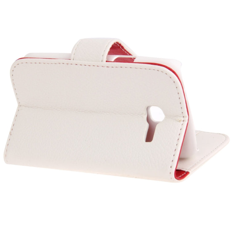 Litchi Texture Leather Case with Credit Card Slots & Holder for Galaxy Trend S7392