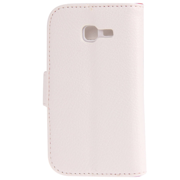 Litchi Texture Leather Case with Credit Card Slots & Holder for Galaxy Trend S7392