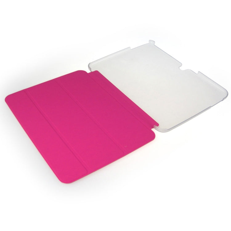ENKAY 3-folding Toothpick Texture Leather Case with Holder for Galaxy Tab 3 (10.1) / GT-P5200