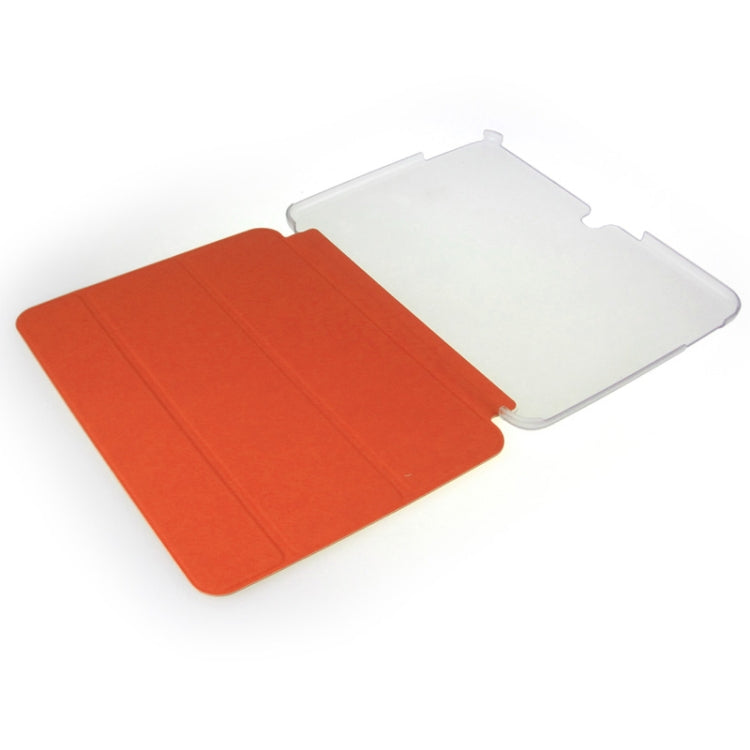 ENKAY 3-folding Toothpick Texture Leather Case with Holder for Galaxy Tab 3 (10.1) / GT-P5200