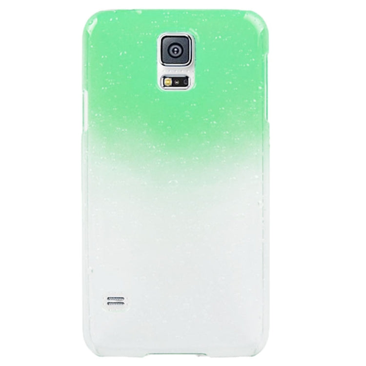 Gradient Color Series Raindrops Effect Transparent Plastic Case for Galaxy S5 / G900