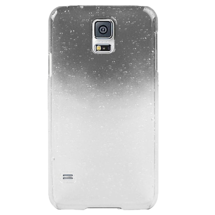 Gradient Color Series Raindrops Effect Transparent Plastic Case for Galaxy S5 / G900