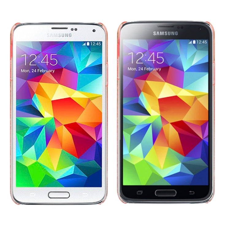 Gradient Color Series Raindrops Effect Transparent Plastic Case for Galaxy S5 / G900