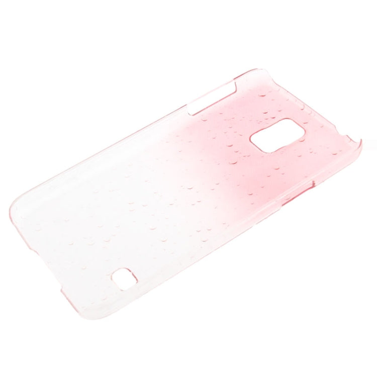 Gradient Color Series Raindrops Effect Transparent Plastic Case for Galaxy S5 / G900