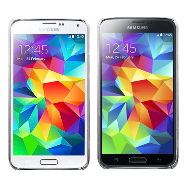Gradient Color Series Raindrops Effect Transparent Plastic Case for Galaxy S5 / G900