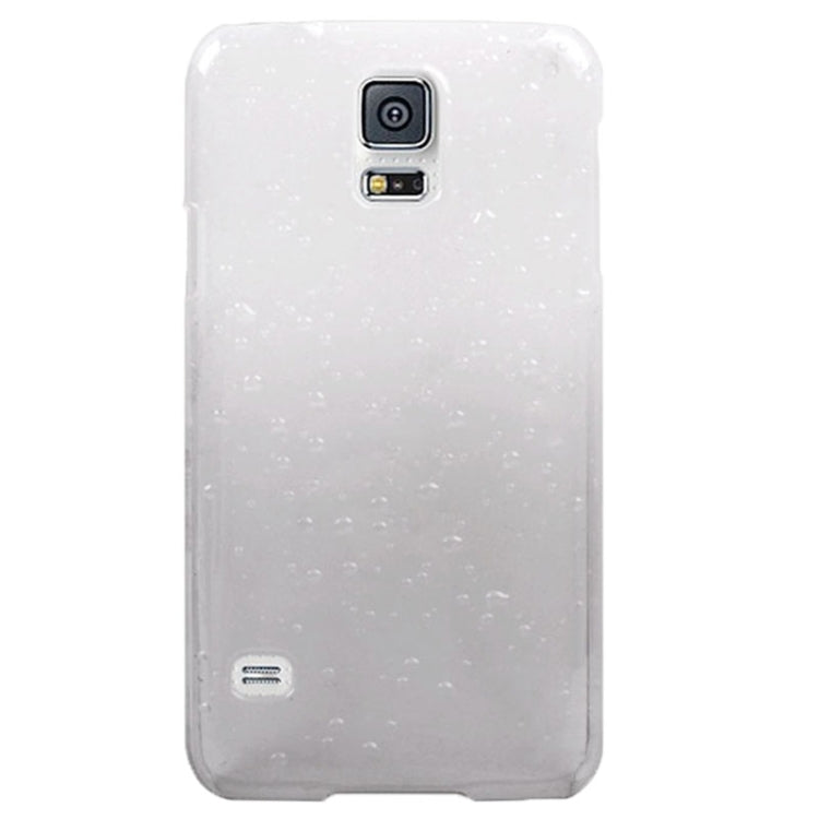 Gradient Color Series Raindrops Effect Transparent Plastic Case for Galaxy S5 / G900