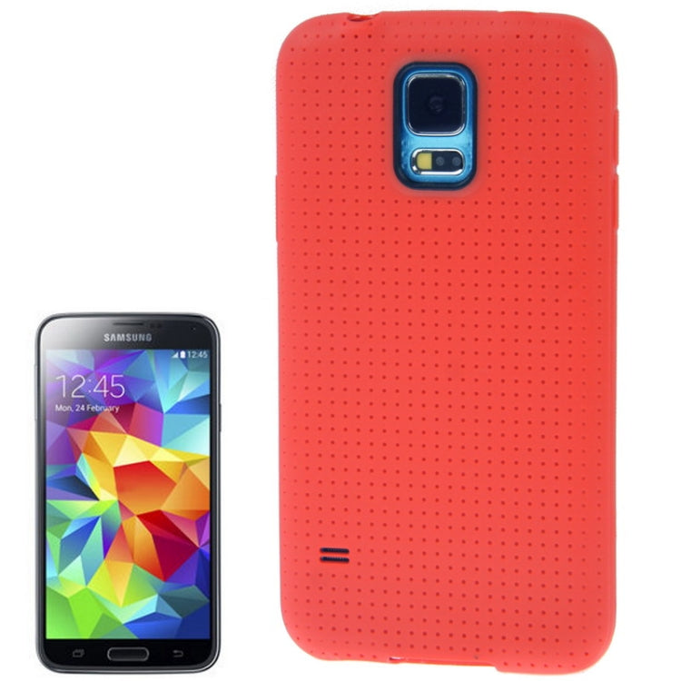 Official Design TPU with Leather Trim Case for Galaxy S5 / G900