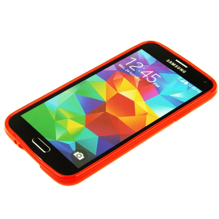 Official Design TPU with Leather Trim Case for Galaxy S5 / G900