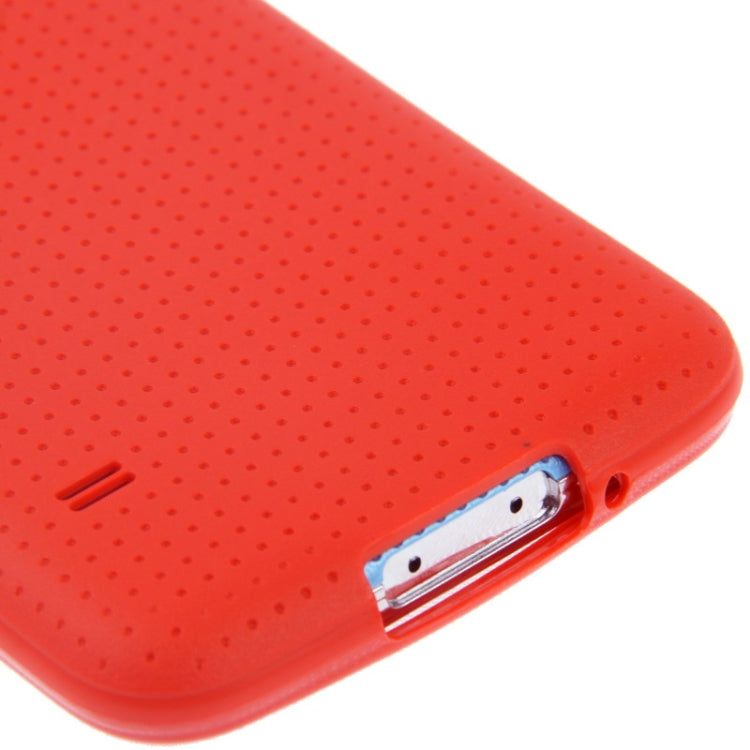 Official Design TPU with Leather Trim Case for Galaxy S5 / G900