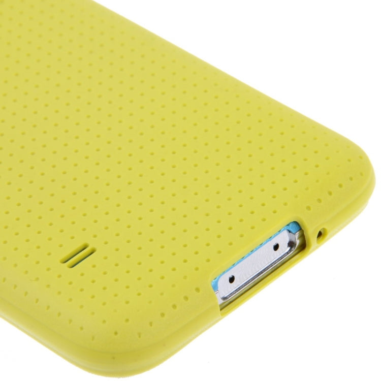 Official Design TPU with Leather Trim Case for Galaxy S5 / G900