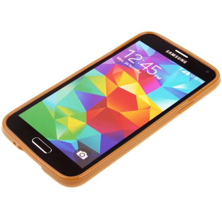 Official Design TPU with Leather Trim Case for Galaxy S5 / G900