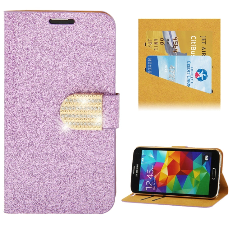 Horizontal Flip Leather Case with Credit Card Slots & Holder for Galaxy S5 / G900