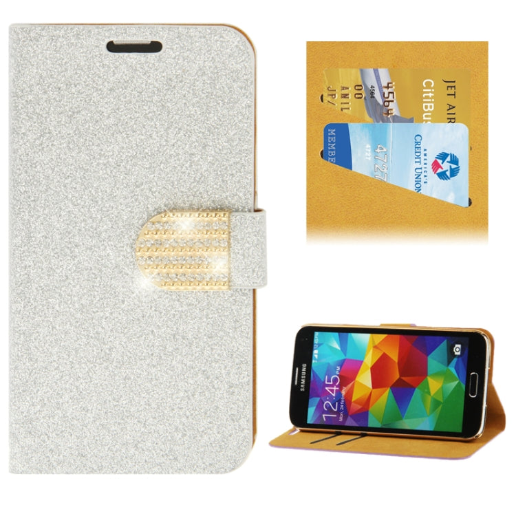 Horizontal Flip Leather Case with Credit Card Slots & Holder for Galaxy S5 / G900
