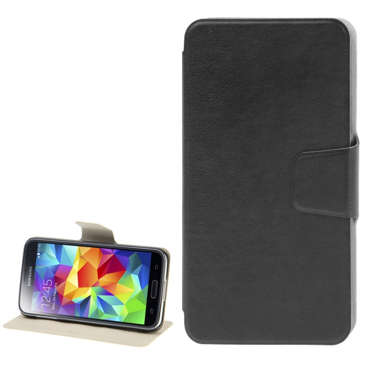Litchi Texture Horizontal Flip Leather Case with Holder for Galaxy S5 / G900