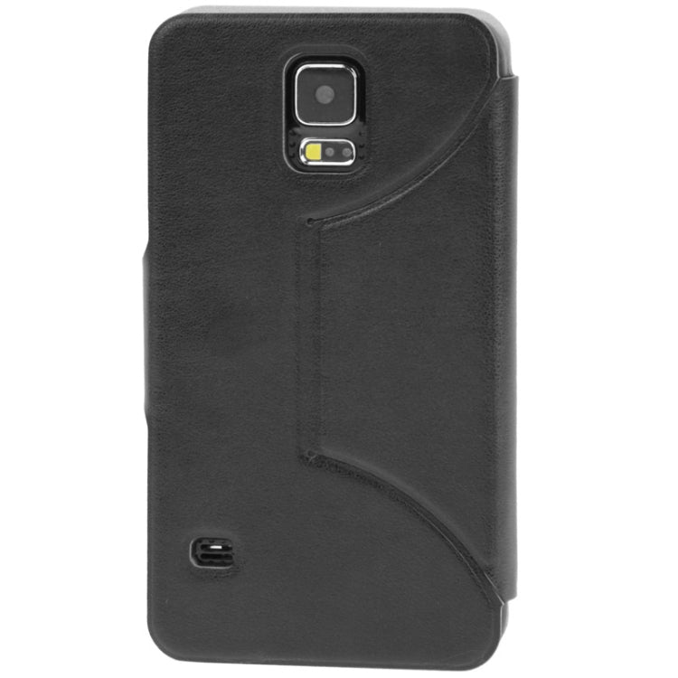 Litchi Texture Horizontal Flip Leather Case with Holder for Galaxy S5 / G900