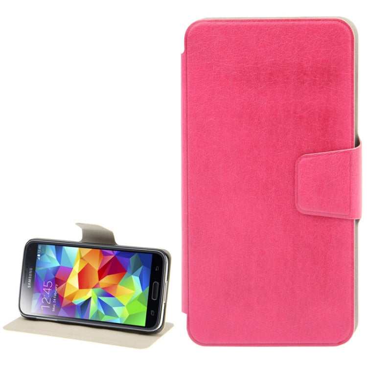 Litchi Texture Horizontal Flip Leather Case with Holder for Galaxy S5 / G900