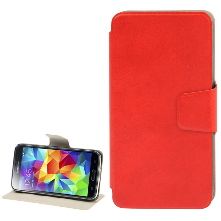 Litchi Texture Horizontal Flip Leather Case with Holder for Galaxy S5 / G900