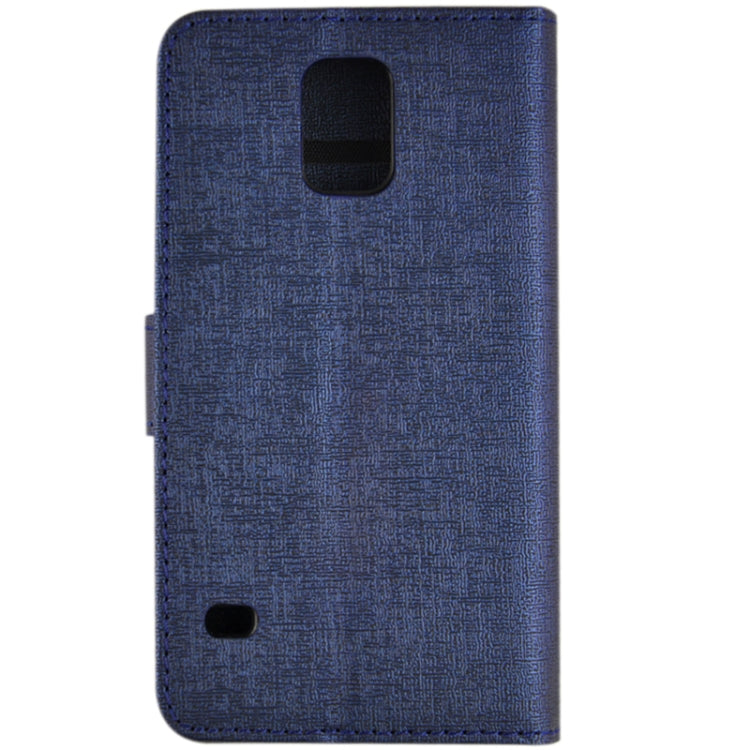 Oracle Texture Horizontal Flip Leather Case with Credit Card Slots & Holder for Galaxy S5 / G900