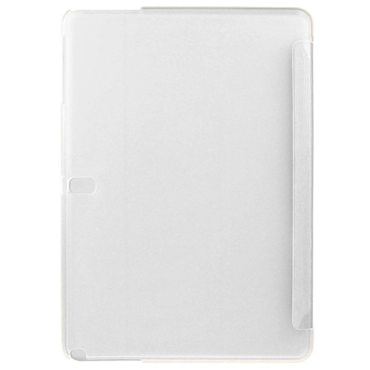 3-folding Toothpick Texture Leather Case with Holder for Galaxy Tab Pro 10.1 / T520