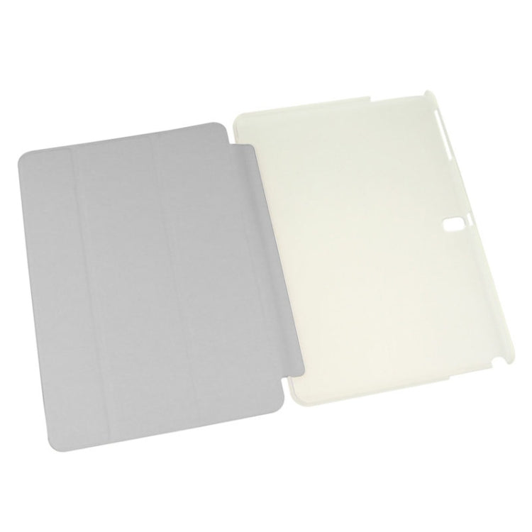 3-folding Toothpick Texture Leather Case with Holder for Galaxy Tab Pro 10.1 / T520