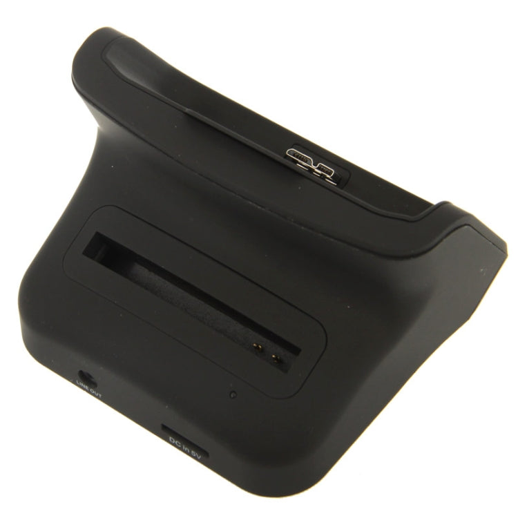 2 in 1 (Dock Charger + Extra Battery Charger) USB Charging Cradle for Galaxy Note III / N9000 (Black)