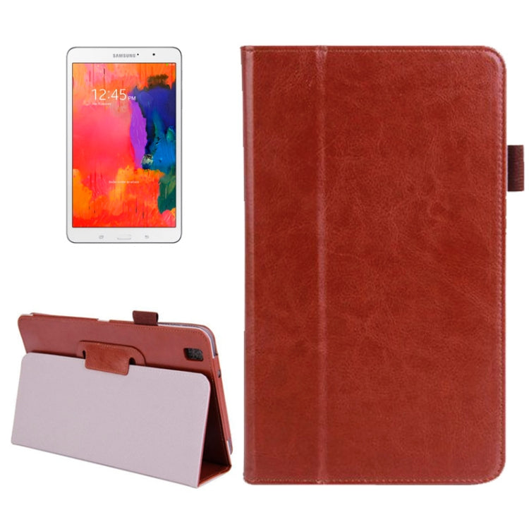 Crazy Horse Texture Leather Case with Holder for Galaxy Tab Pro 8.4 / T320