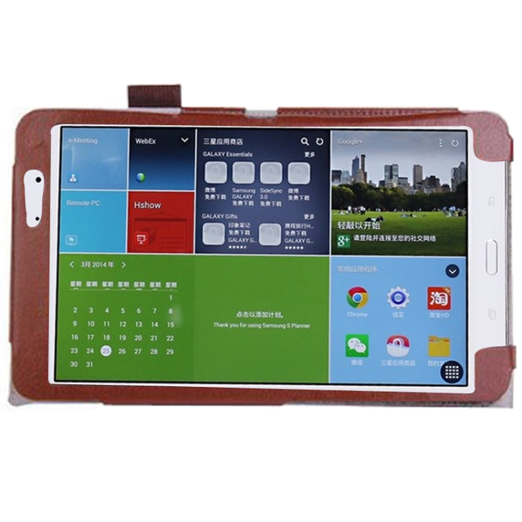Crazy Horse Texture Leather Case with Holder for Galaxy Tab Pro 8.4 / T320