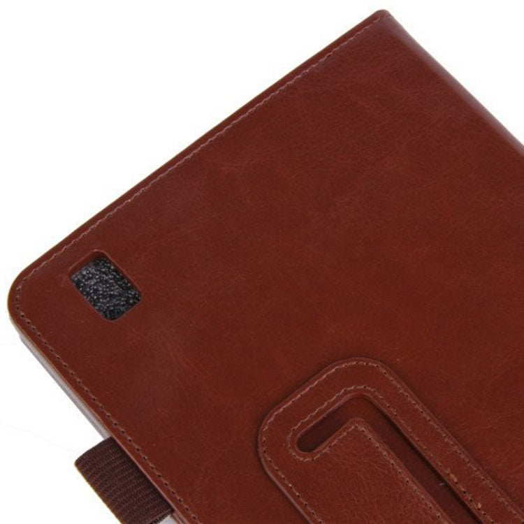 Crazy Horse Texture Leather Case with Holder for Galaxy Tab Pro 8.4 / T320