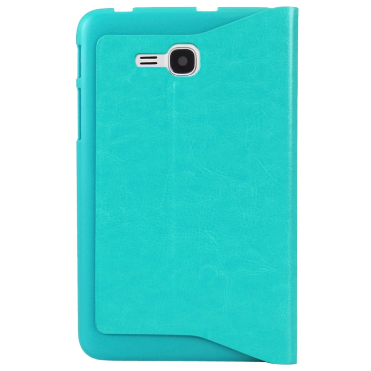 ENKAY Crazy Horse Texture Leather Case with Holder & Credit Card Slot for Galaxy Tab 3 Lite T110 / T111, ENK-7058