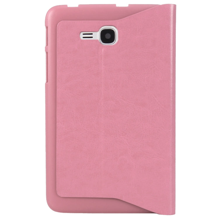 ENKAY Crazy Horse Texture Leather Case with Holder & Credit Card Slot for Galaxy Tab 3 Lite T110 / T111, ENK-7058
