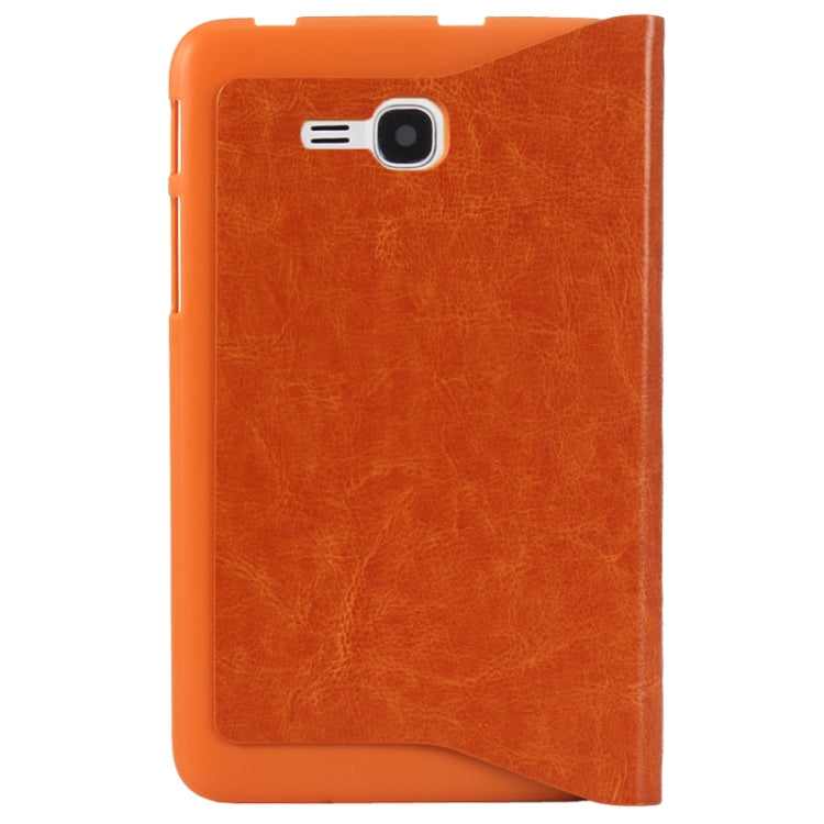 ENKAY Crazy Horse Texture Leather Case with Holder & Credit Card Slot for Galaxy Tab 3 Lite T110 / T111, ENK-7058