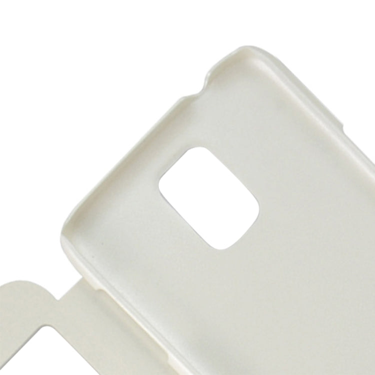 Oracle Texture Horizontal Flip Leather Case with Call Display ID for Galaxy S5 / G900