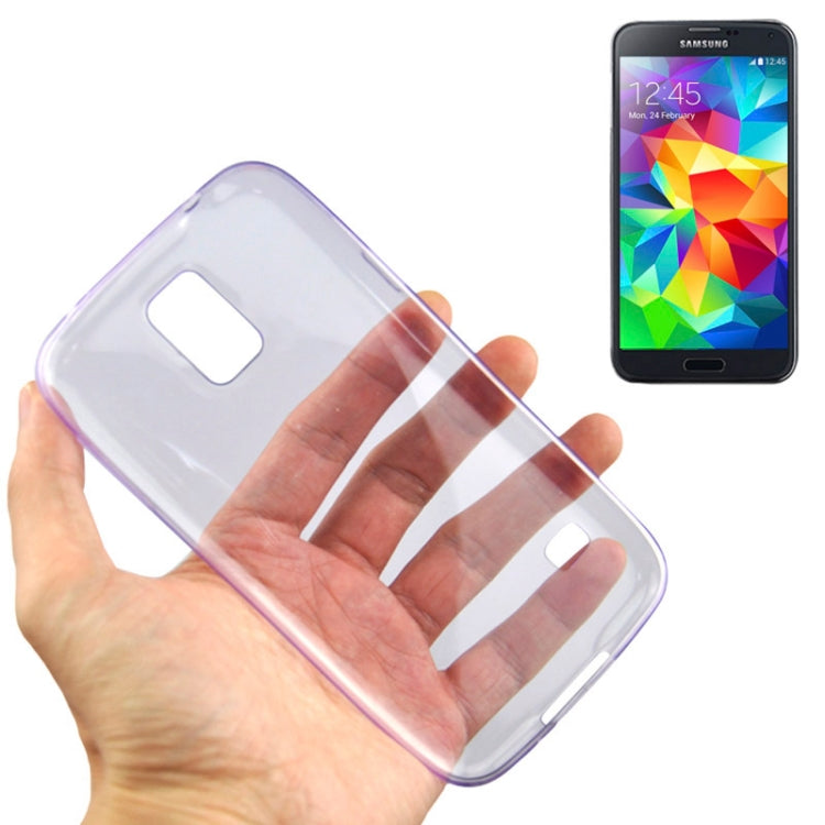 0.45mm Ultra-thin Polycarbonate Material TPU & Jelly Case for Galaxy S5 / G900