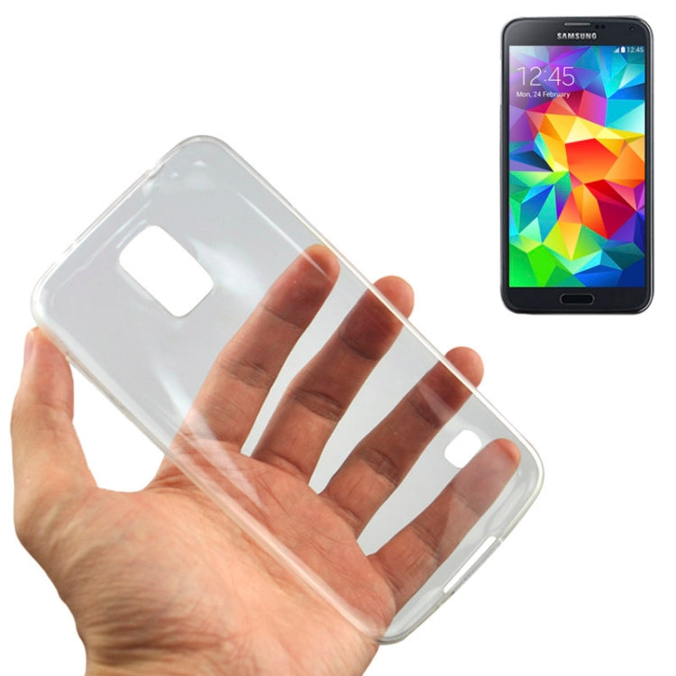 0.45mm Ultra-thin Polycarbonate Material TPU & Jelly Case for Galaxy S5 / G900