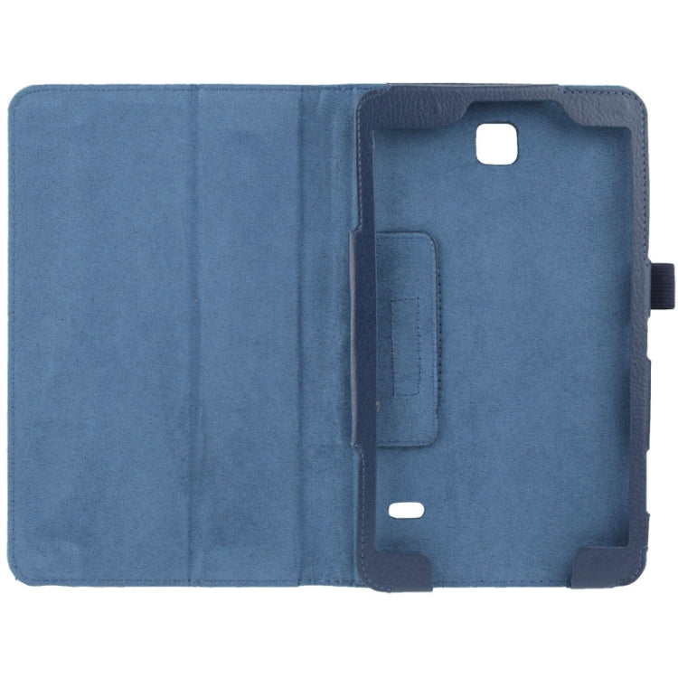 Litchi Texture Flip Leather Case with Holder for Galaxy Tab 4 8.0 / T330