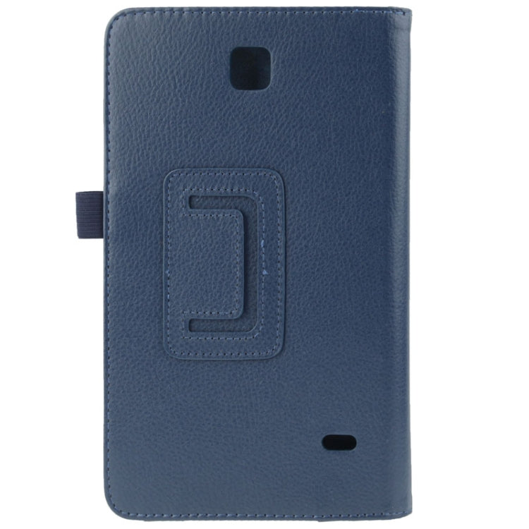 Litchi Texture Flip Leather Case with Holder for Galaxy Tab 4 8.0 / T330