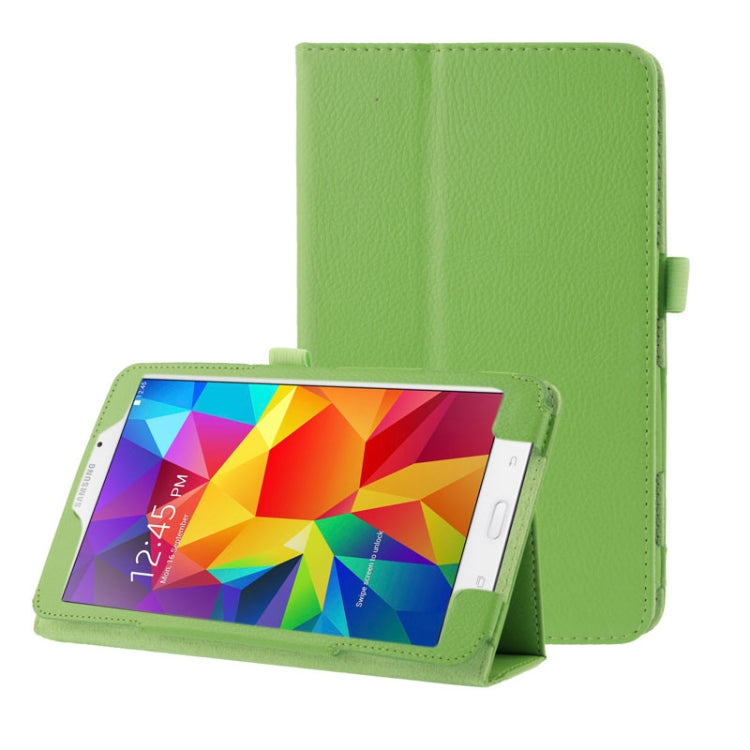 Litchi Texture Flip Leather Case with Holder for Galaxy Tab 4 8.0 / T330