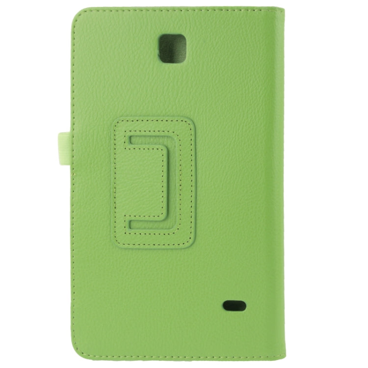 Litchi Texture Flip Leather Case with Holder for Galaxy Tab 4 8.0 / T330