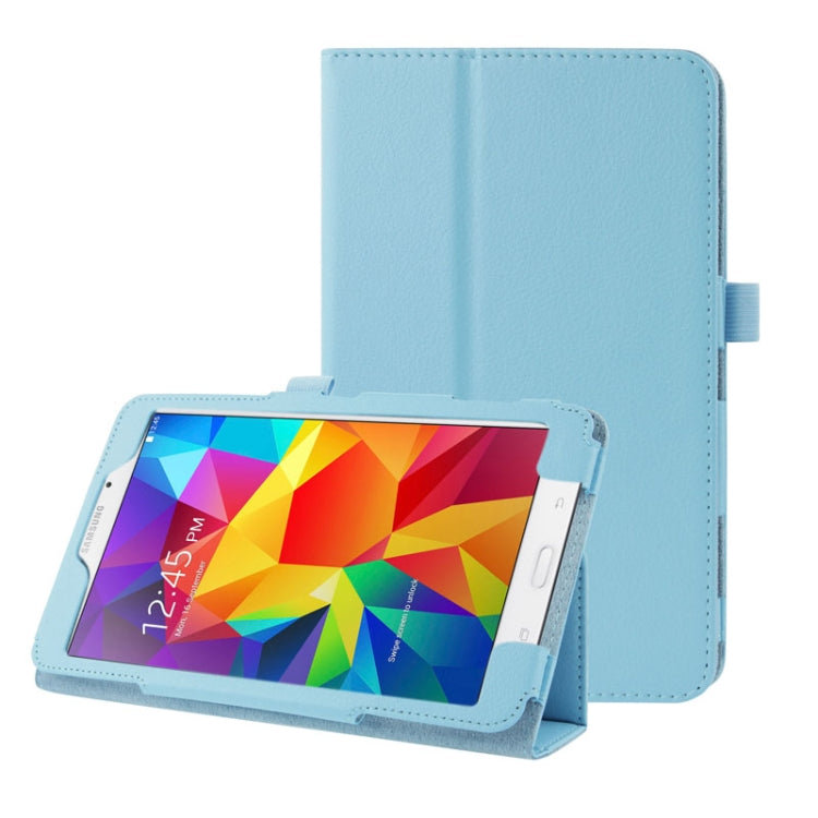 Litchi Texture Flip Leather Case with Holder for Galaxy Tab 4 8.0 / T330