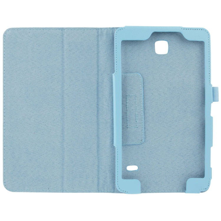 Litchi Texture Flip Leather Case with Holder for Galaxy Tab 4 8.0 / T330