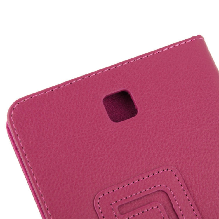 Litchi Texture Flip Leather Case with Holder for Galaxy Tab 4 8.0 / T330
