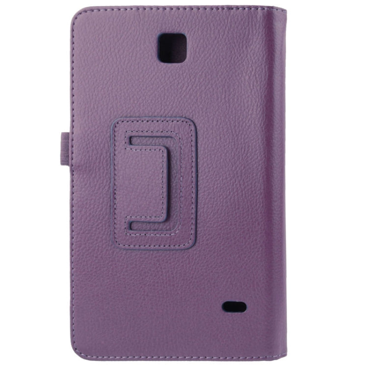 Litchi Texture Flip Leather Case with Holder for Galaxy Tab 4 8.0 / T330