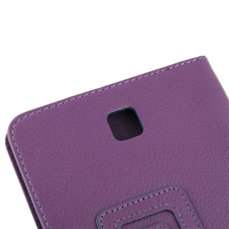 Litchi Texture Flip Leather Case with Holder for Galaxy Tab 4 8.0 / T330