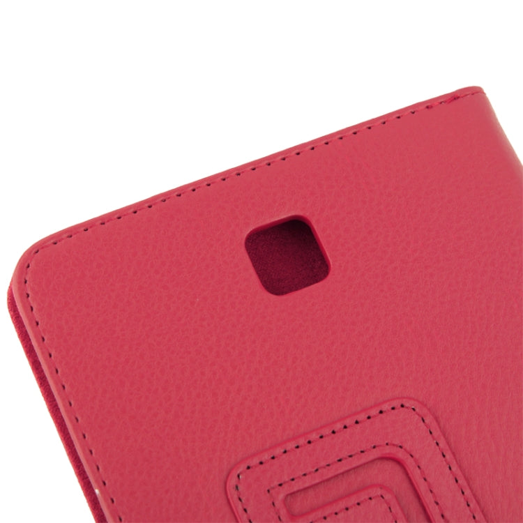 Litchi Texture Flip Leather Case with Holder for Galaxy Tab 4 8.0 / T330