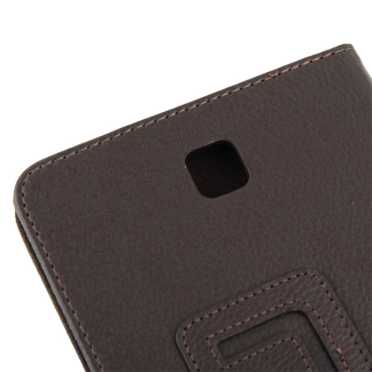 Litchi Texture Flip Leather Case with Holder for Galaxy Tab 4 8.0 / T330