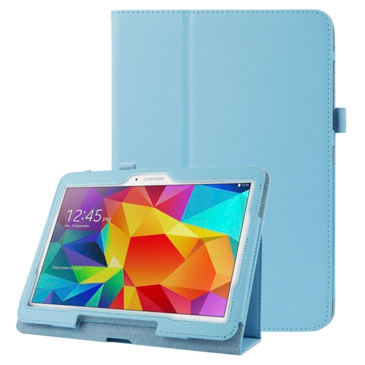 Litchi Texture Flip Leather Case with Holder for Galaxy Tab 4 10.1 / T530